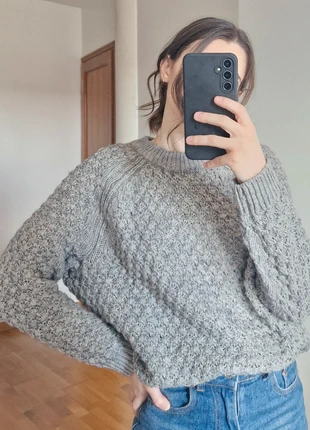 Pull hiver gris, marke: H&M, zustand: Sehr gut, größe: XS / 34 / 6, 8,00 €, 9,10 € inklusive Vinted-Käuferschutz
