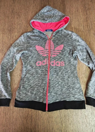 Full zip hoodie Adidas | Taille S | Gris et rose, marca: adidas, estado: Bueno, tamaño: S / 36 / 8, 8,99 €, 10,14 € Protección al comprador incluida