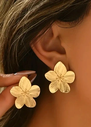 🌺 Sublimes boucles d'oreilles fleurs dorées.neuves. bohème chic romantique champêtre, merk: Boheme, staat: Heel goed, € 12,00, € 13,30 inclusief Kopersbescherming Pro