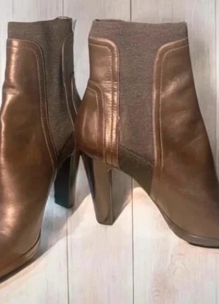 Bottines Sergio Rossi en cuir marron – Taille 41, marke: Sergio Rossi, zustand: Neu, größe: 41, 180,00 €, 189,70 € inklusive Vinted-Käuferschutz
