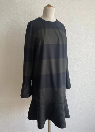 Robe rayée marine et kaki Piazza Sempione T.40, marke: Piazza Sempione, zustand: Gut, größe: L / 40 / 12, 50,00 €, 53,20 € inklusive Vinted-Käuferschutz