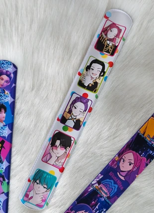 🔥 Lot de 3 Bracelets Slap KPop Demon Hunters Neufs, marque: Kpop, état: Très bon état, 5,00 €, 5,95 € Protection acheteurs incluse