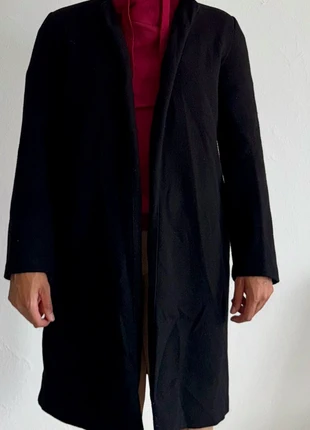 Manteau noir classique – Taille M coupe droite, marque: Zara, état: Bon état, taille: M / 38 / 10, 5,00 €, 5,95 € Protection acheteurs incluse