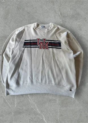 Sweat Crewneck Russel Athletic USA vintage blanc crème taille L oversize, marca: Russel Athletic, estado: Bom, tamanho: L, €15.00, €16.45 inclui Proteção do Comprador Pro