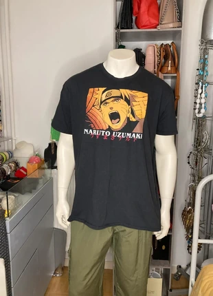 Tee-shirt noir Naruto officiel avec flocage Naruto Uzumaki taille XXL bon état, brand: Naruto, condition: Good, size: XXL, €14.00, €15.40 includes Buyer Protection