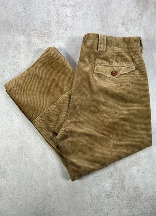 Pantalon Vintage En Velours Côtelé / Corduroy Julio Sanz kaki a nervures fines taille 46, marca: Vintage Dressing, estado: Muito bom, tamanho: PT 44 | W35, €9.00, €10.15 inclui Proteção do Comprador Pro