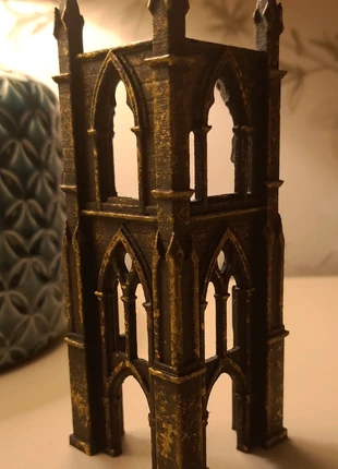 Porte-bougie led cathédrale décoratif, imprimé en 3D et peint à la main, condizioni: Nuovo senza cartellino, €19.50, €21.18 include la Protezione acquisti