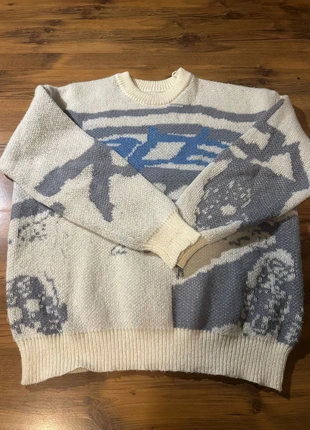 maglione panna grigio e azzurro, marque: Made In Italy, état: Très bon état, taille: M, 10,00 €, 11,20 € Protection acheteurs incluse