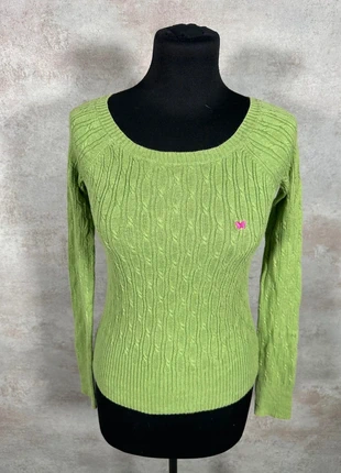Pull Maille Torsadée Cable Knit Vintage Aeropostale vert lime texturé taille XS, marca: Vintage Dressing, estado: Muy bueno, tamaño: XS / 34 / 6, 10,00 €, 11,20 € Protección al comprador Pro incluida