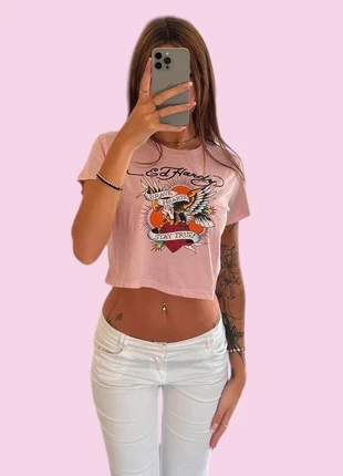 Ed Hardy 2000s “Stay True” Tattoo Tee – Authentic, merk: Ed Hardy, staat: Heel goed, maat: XL / 42 / 14, € 19,50, € 21,18 inclusief Kopersbescherming