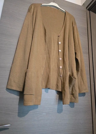 🟤 Cardigan donna in maglia marrone/cammello – Taglia XXL – 50% lana, marke: Boutique Italiana, zustand: Sehr gut, größe: XXL / 44 / 16, 13,99 €, 15,39 € inklusive Vinted-Käuferschutz