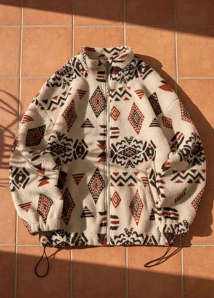 Veste polaire ethnique taille M, style bohème cocoon hiver cosy, brand: Auremi, condition: Very good, size: M / 38 / 10, €44.99, €47.94 includes Buyer Protection Pro