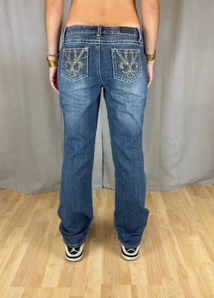 Jean/pant femme Carl Jean  bleu denim baggy vintage Y2K avec logo brodé, taille 38 femme, marca: Vintage Dressing, estado: Muy bueno, tamaño: M / 38 / 10, 12,99 €, 14,34 € Protección al comprador Pro incluida