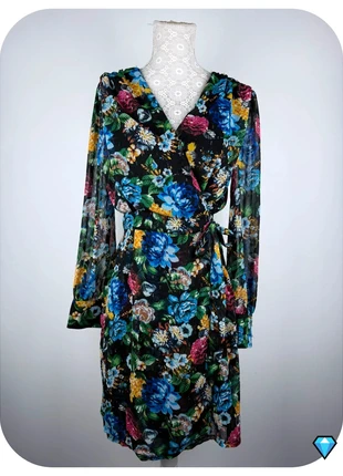 Robe Opullence cache-cœur imprimé fleuri - Taille S - 36, merk: Opullence, staat: Heel goed, maat: S / 36 / 8, € 5,00, € 5,95 inclusief Kopersbescherming