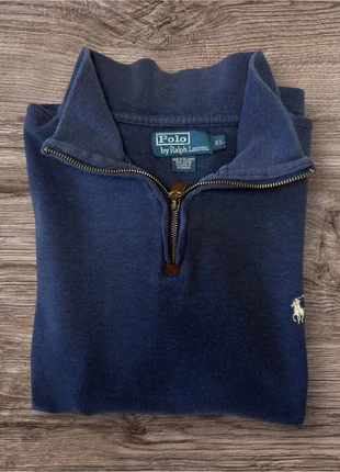 Polo Ralph Lauren 1/4 zipper marineblauw XL, marque: Ralph Lauren, état: Satisfaisant, taille: XL, 13,00 €, 14,35 € Protection acheteurs incluse