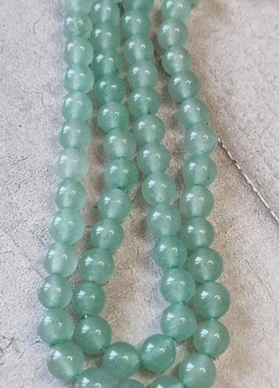 Lot de 30 perles en pierre Aventurine - Taille 6mm, brand: Création Française, condition: New without tags, €3.80, €4.69 includes Buyer Protection Pro