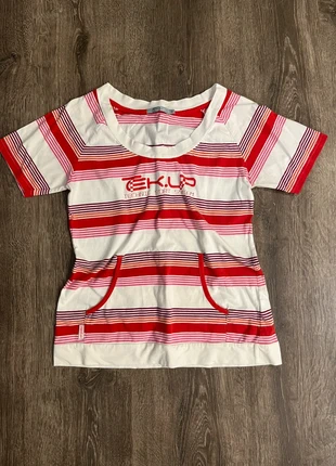 Red & White Striped Short Sleeve Top, état: Très bon état, taille: M / 38 / 10, 2,50 €, 3,33 € Protection acheteurs incluse