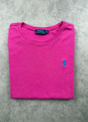 T-shirt Manches Longues Ralph Lauren Fuchsia / Rose Vif Taille XS Enfant, brand: Ralph Lauren, condition: Satisfactory, size: XS, €8.00, €9.10 includes Buyer Protection
