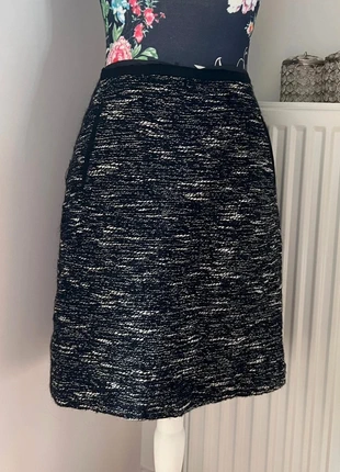 Jupe d’hiver chic noir et blanc, marque: Talbots, état: Neuf sans étiquette, taille: S / 36 / 8, 35,00 €, 37,45 € Protection acheteurs incluse