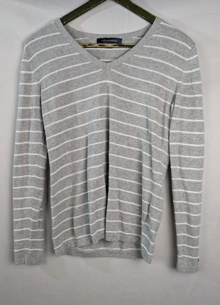pull tommy hilfiger gris à rayures taille S, marca: Tommy Hilfiger, estado: Muy bueno, tamaño: S / 36 / 8, 7,70 €, 8,79 € Protección al comprador incluida