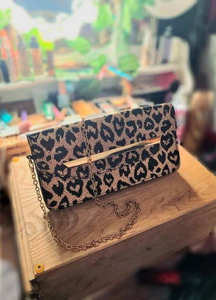 Y2K style leopard print gold bag, brand: NO LABEL, condition: New without tags, £15.00, £16.45 includes Buyer Protection