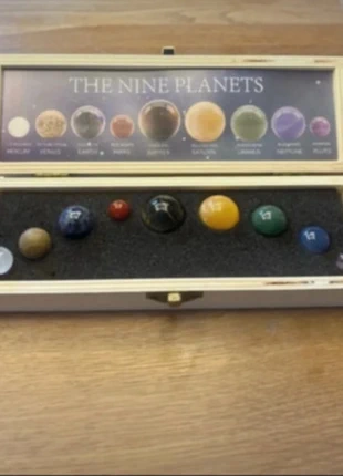 The Nine Planets Gemstone Display Set, brand: Crystal, condition: New with tags, £12.00, £13.30 includes Buyer Protection