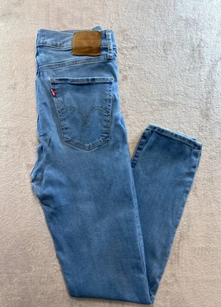 Jean Levi’s 721 High Rise Skinny Bleu Clair Délavé Taille FR 38 W27 L30 Très bon état 1004, marca: Levi's, estado: Muito bom, tamanho: M / 38 / 10, €14.00, €15.40 inclui Proteção do Comprador Pro