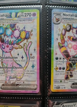 Carte promo Mentali Ex 175 Noctali Ex 176 8.5, marke: Pokémon, zustand: Neu, 34,90 €, 37,35 € inklusive Vinted-Käuferschutz