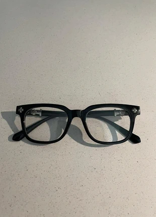 Occhiali Chrome Hearts Neri con dettagli Argento, marque: CHROME, état: Neuf sans étiquette, 14,00 €, 15,40 € Protection acheteurs incluse