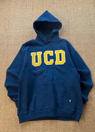 Russell Athletic hoodie bleu marine capuche UCD University California Davis vintage L mixte #0292, marke: Russell Athletic, zustand: Sehr gut, größe: L, 38,41 €, 41,03 € beinhaltet Vinted-Käuferschutz Pro