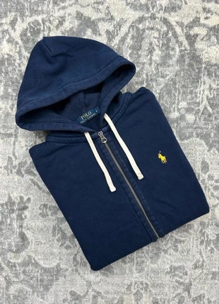 Full Zip Ralph Lauren / Sweat à Capuche RL / Pull Zippé Bleu Marine Taille S - Logo Or Brodé, marque: Ralph Lauren, état: Très bon état, taille: S, 70,00 €, 74,20 € Protection acheteurs (Pro) incluse