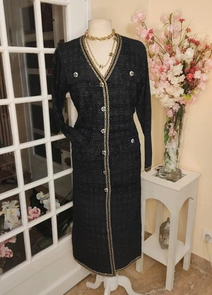 Robe Chic 🔥 d'hiver en maille taille 44 46, marca: Boutique Italiana, estado: Muy bueno, tamaño: XXL / 44 / 16, 39,00 €, 41,65 € Protección al comprador incluida