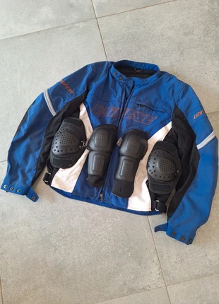 Dainese Motorcycle Jacket Blue Black White Cropped Biker Size L 54, marque: Dainese, état: Très bon état, taille: L, 59,00 €, 62,65 € Protection acheteurs incluse