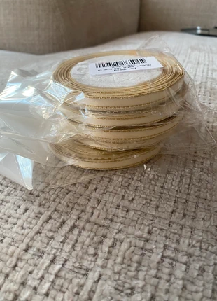 Ruban pour dragée crème et dorée, condition: New without tags, €10.00, €11.20 includes Buyer Protection