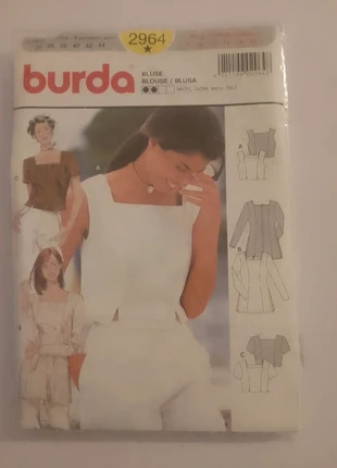 Patron de couture burda blouse n 2964, brand: Burda, condizioni: Buone, €2.50, €3.33 include la Protezione acquisti