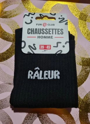 Chaussettes homme message "Râleur" Pour ton mec qui bougonne, mais que t’adores quand même, brand: STC, condition: New with tags, size: One size, €5.49, €6.46 includes Buyer Protection Pro