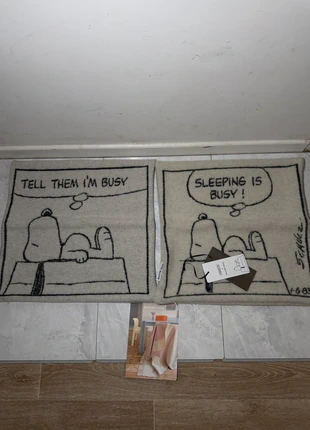 peanuts x maison deux set de 2 coussins peanuts busy acheté 138€, brand: peanuts x maison deux, condition: New with tags, €60.00, €63.70 includes Buyer Protection