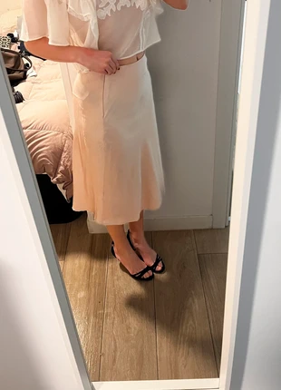 Falda satinada, marca: Zara, estado: Nuevo sin etiquetas, tamaño: S / 36 / 8, 10,00 €, 11,20 € Protección al comprador incluida