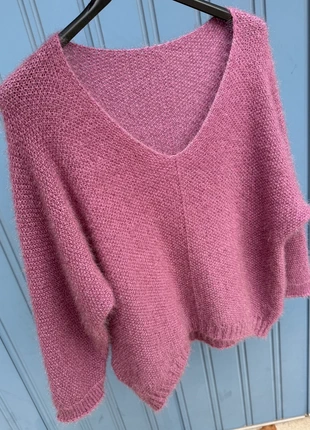 Pull doux mohair couleur vieux rose Lila M/L, brand: mohair int, condition: Very good, size: L / 40 / 12, €24.00, €25.90 includes Buyer Protection Pro