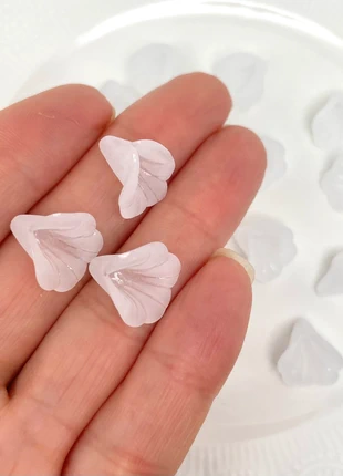 20 perles fleurs en acrylique 12 mm, condition: Very good, €2.00, €2.80 includes Buyer Protection