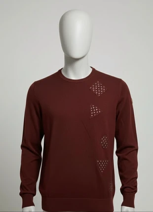 Maglione pullover invernale girocollo bordeaux rosso burgundi uomo taglia M simil lana caldo, marque: Pura Lana Vergine, état: Très bon état, taille: M, 10,00 €, 11,20 € Protection acheteurs incluse