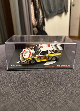 Voiture de collection Audi Quattro E2 Rallye Sanremo 1985, brand: Audi, condizioni: Ottime, taglia: Taglia unica, €20.00, €21.70 include la Protezione acquisti