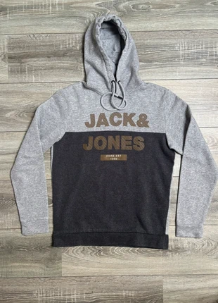 pull à capuche jack&jones gris - XS, marque: Jack & Jones, état: Très bon état, taille: XS, 6,00 €, 7,00 € Protection acheteurs incluse