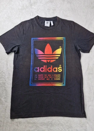 T-shirt Adidas Originals Trefoil multicolore – Noir – Taille M, marque: adidas, état: Très bon état, taille: M, 7,50 €, 8,58 € Protection acheteurs incluse