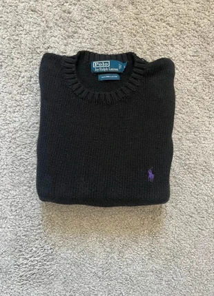 Pull Col rond Ralph Lauren Hommes| Taille L | Couleur noir Logo Violet, marca: Ralph Lauren, estado: Muy bueno, tamaño: L, 39,99 €, 42,69 € Protección al comprador incluida