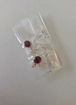 Oorhangers granaat, merk: onbekend, staat: Nieuw zonder prijskaartje, € 14,95, € 16,40 inclusief Kopersbescherming