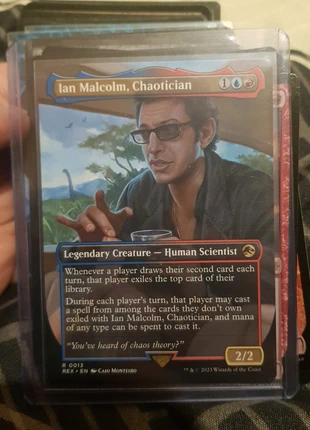 Mtg ian malcolm chaotician Custom dinosaur commander deck magic the gathering, brand: Magic: The Gathering, condition: Very good, £45.00, £47.95 includes Buyer Protection