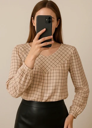 Jolie blouse à carreaux neuve, brand: Primark, condition: New with tags, size: M / 38 / 10, €6.00, €7.00 includes Buyer Protection