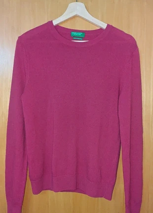 United Colors of Benetton Dark.Pink Jumper - Size S + Pure Italian Merino Wool, brand: United Colors of Benetton, condition: Very good, size: S / UK 8-10, £15.00, £16.45 includes Buyer Protection