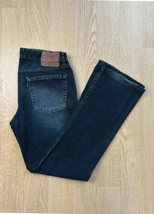 Jean Levi’s 545 Bootcut femme W30 bleu denim foncé effet usé très bon état, marque: Levi's, état: Très bon état, taille: L / 40 / 12, 38,00 €, 40,60 € Protection acheteurs (Pro) incluse